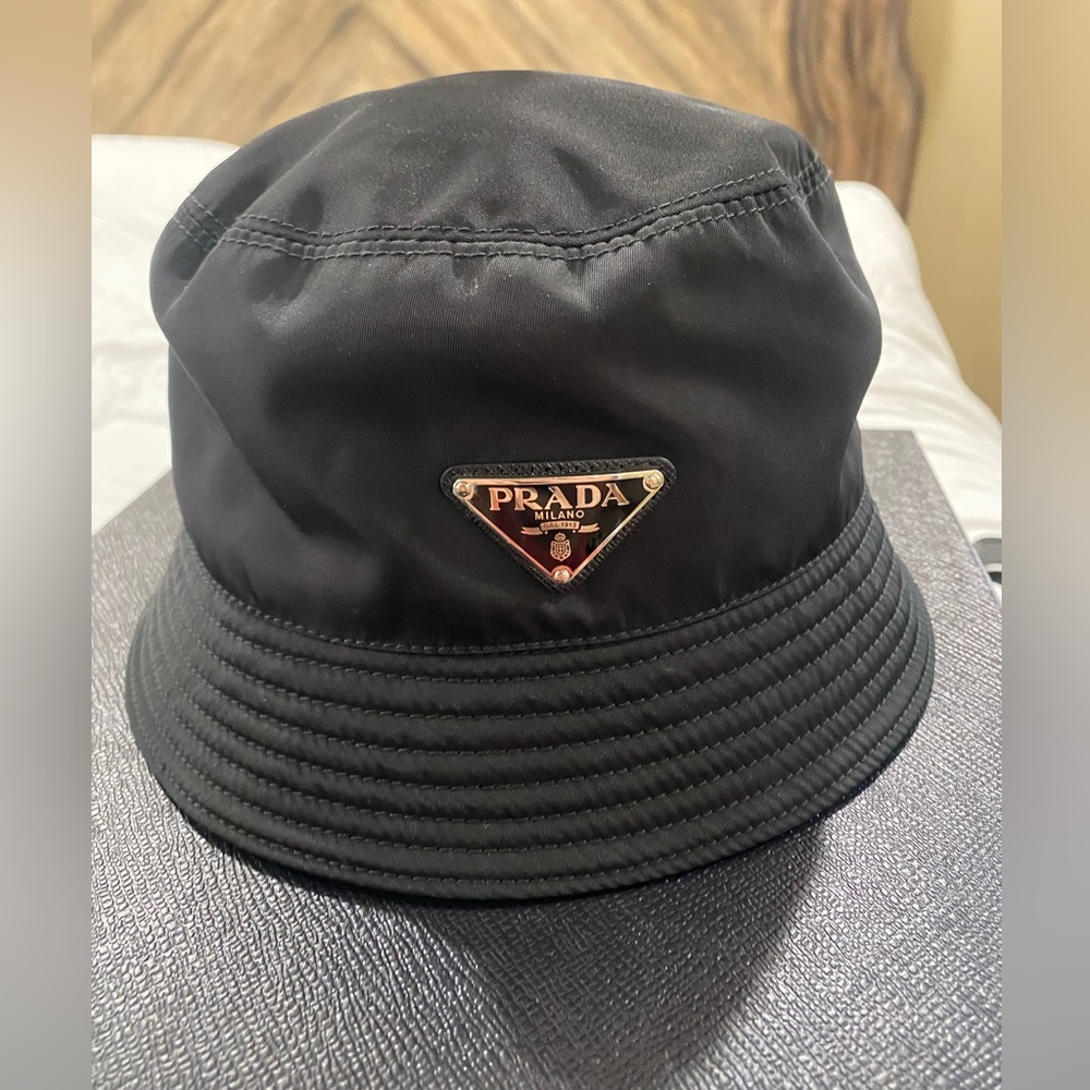 Authentic Prada bucket unisex